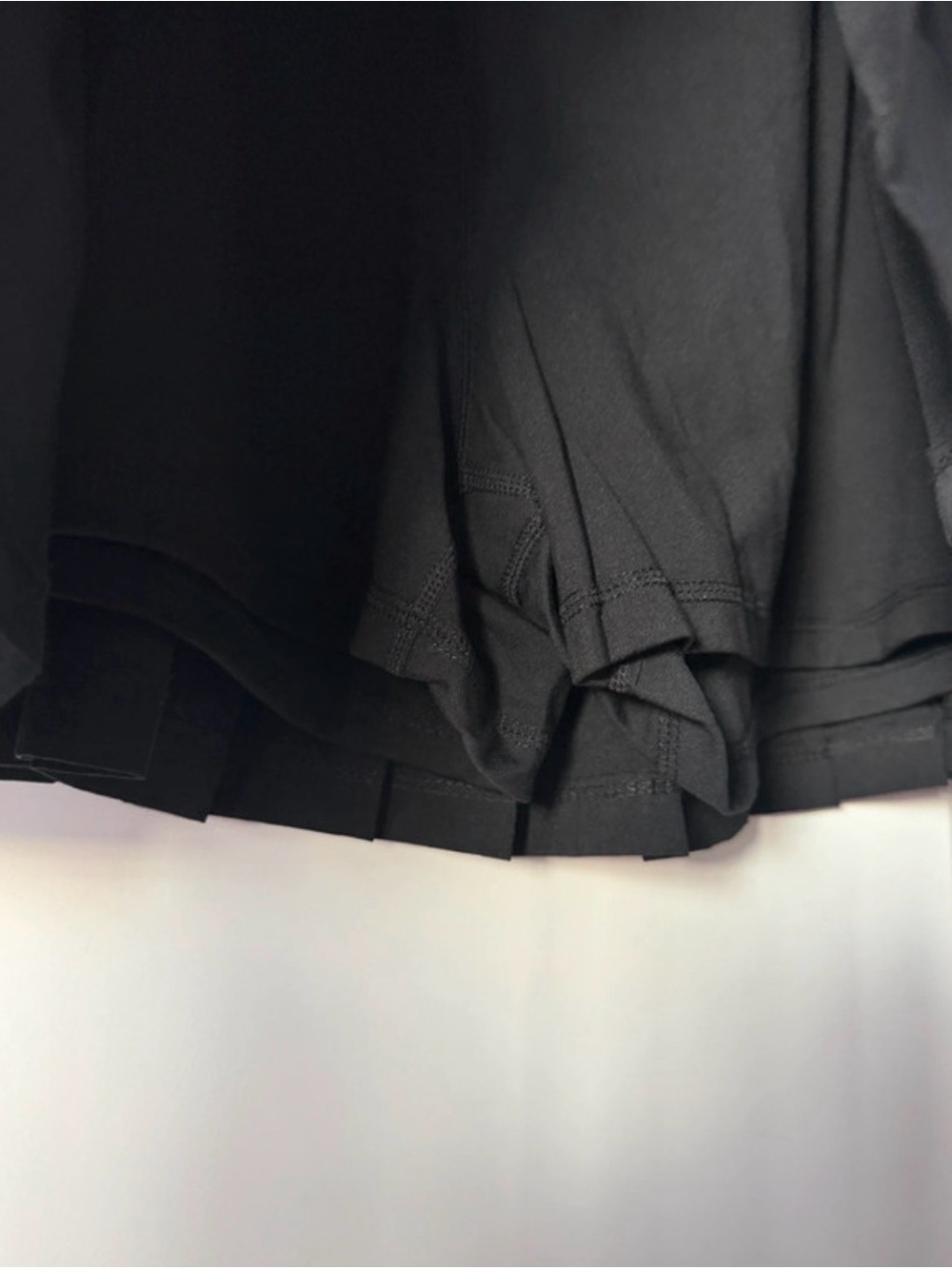 Reebok Black Pleated Skater Tennis Skirt with Elastic Waist - Picture 2 of 3